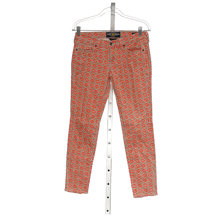 Lucky Brand Orange Ankle Pants (Size 2)