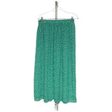 ZARA Green A-Line Skirt