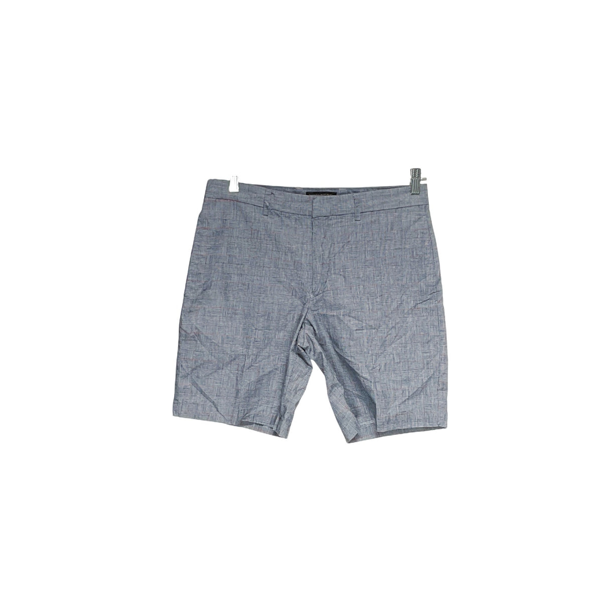 Banana Republic Gray Plaid Bermuda Shorts