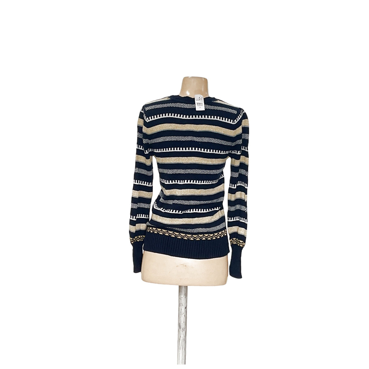 LOFT Multicolor Cotton Sweater XS