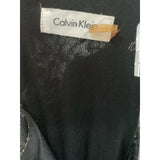 Calvin Klein Black Blouson Midi Dress