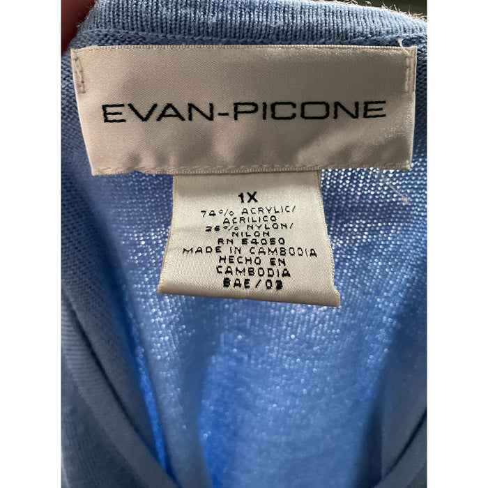 New EVAN PICONE Multicolor 1X Plus Jacket