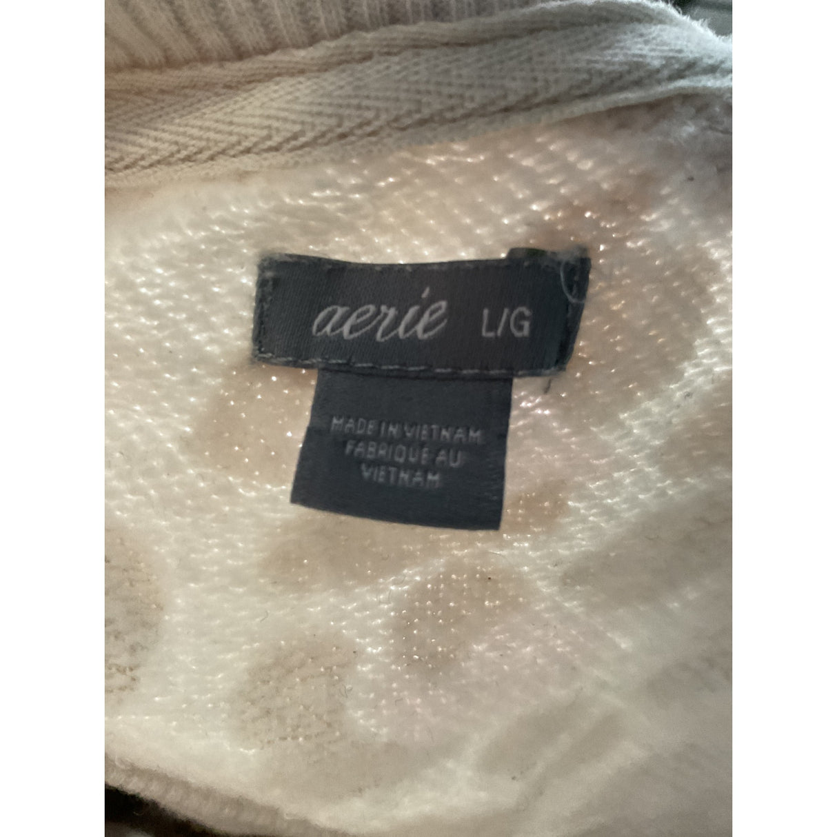 Aerie Multicolor Cotton Sweatshirt - Women's L