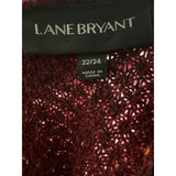 Lane Bryant Red Pullover Sweater - 22/24