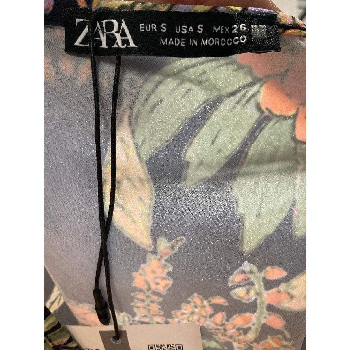 ZARA Multicolor Polyester Blouse