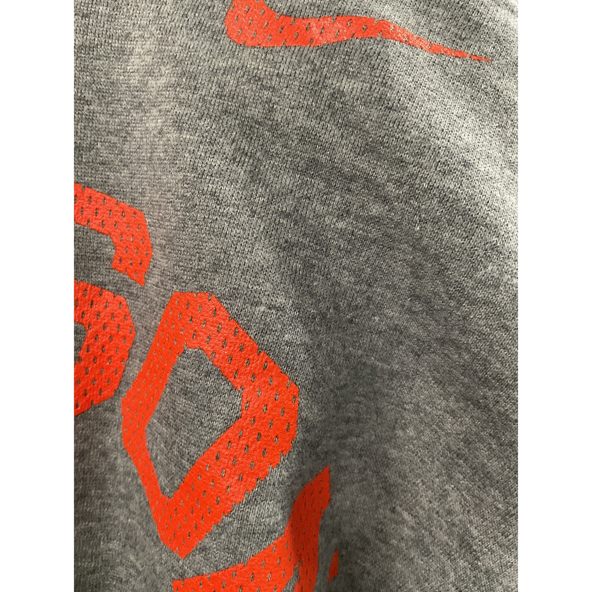 Nike Gray Graphic Pullover Hoodie - Men's L