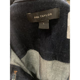 Ann Taylor Blue Cotton Jacket - Women's L