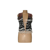 BKE Multicolor Women's Vest Sweater, size M