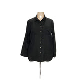 Calvin Klein Black Button-Up Top - Women's 1X