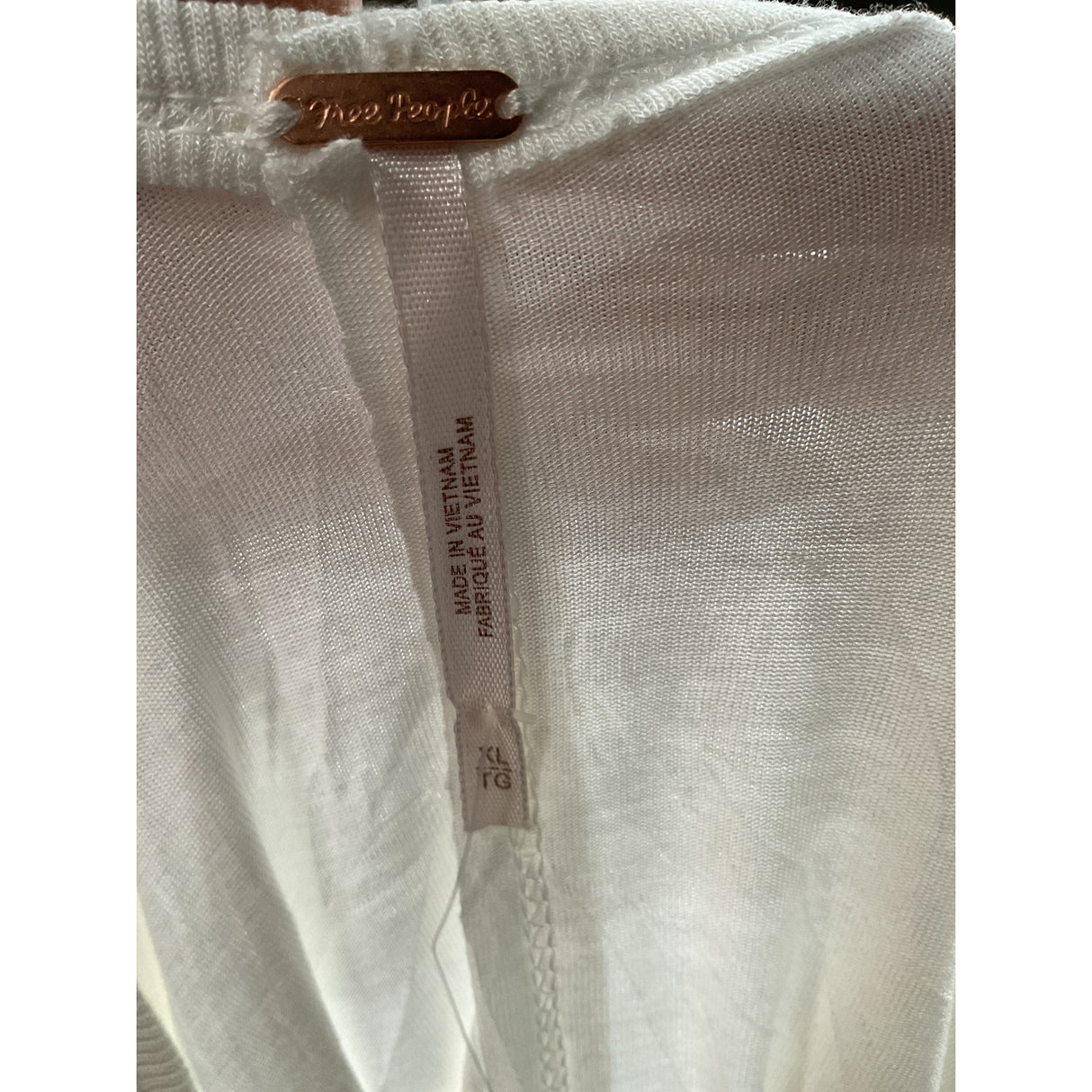 Free People XL White Blouse