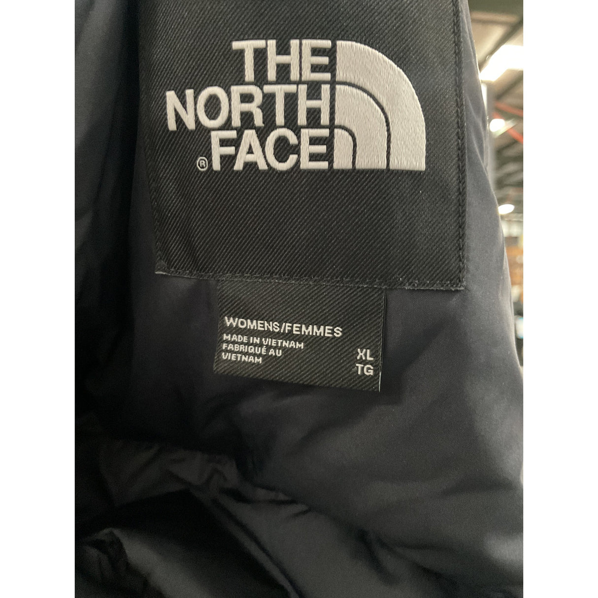 Blue North Face Quilted Vest XL