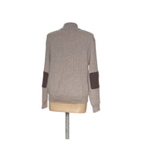 Orvis Men's Wool Full Zip Sweater - Beige L