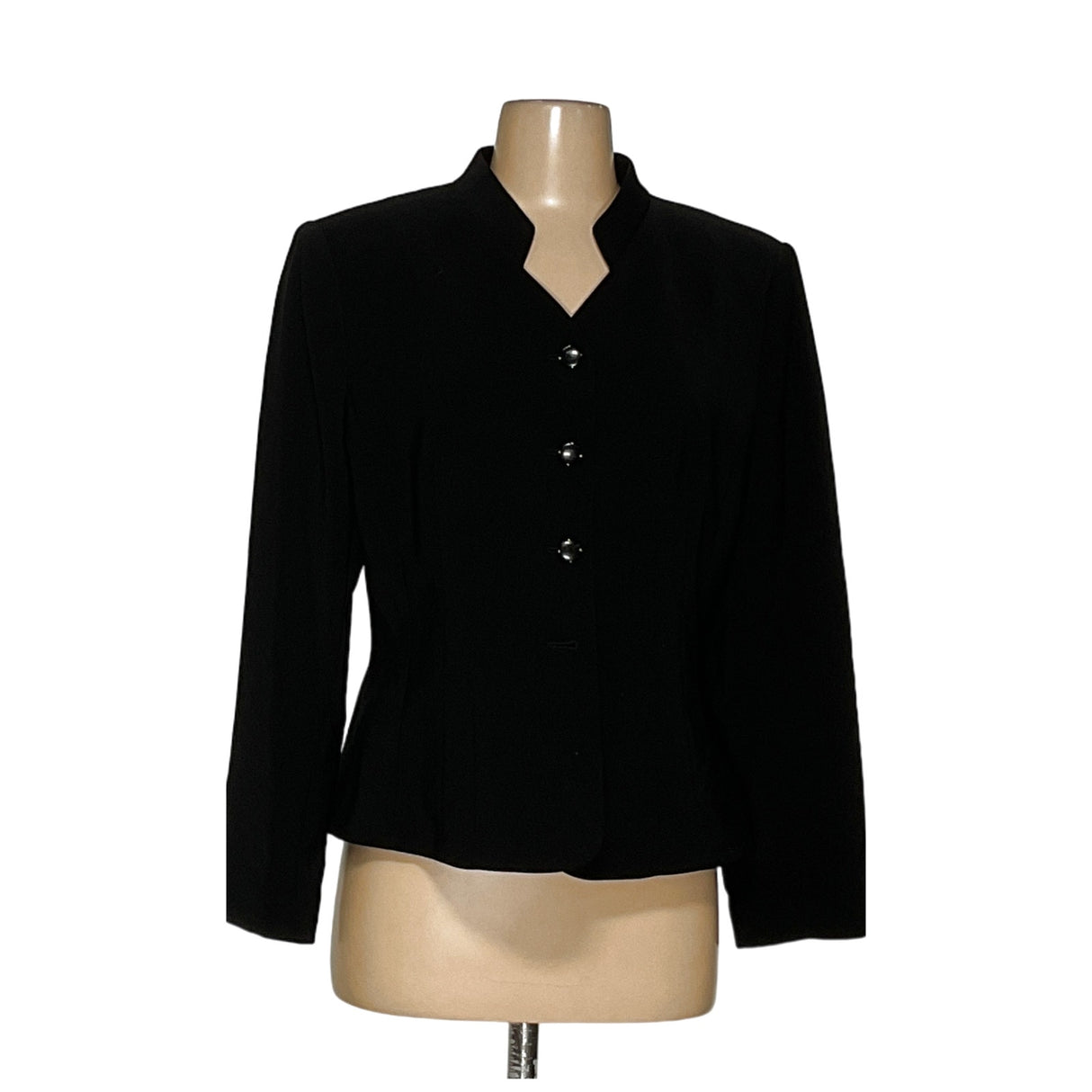 Le Suit Black Blazer, Size 12P