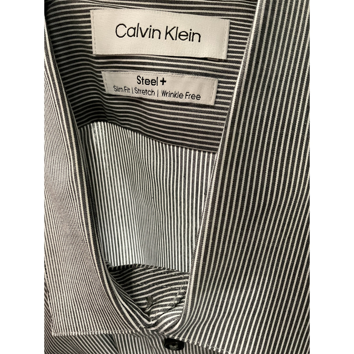 Calvin Klein Men's Black Button-Up Shirt