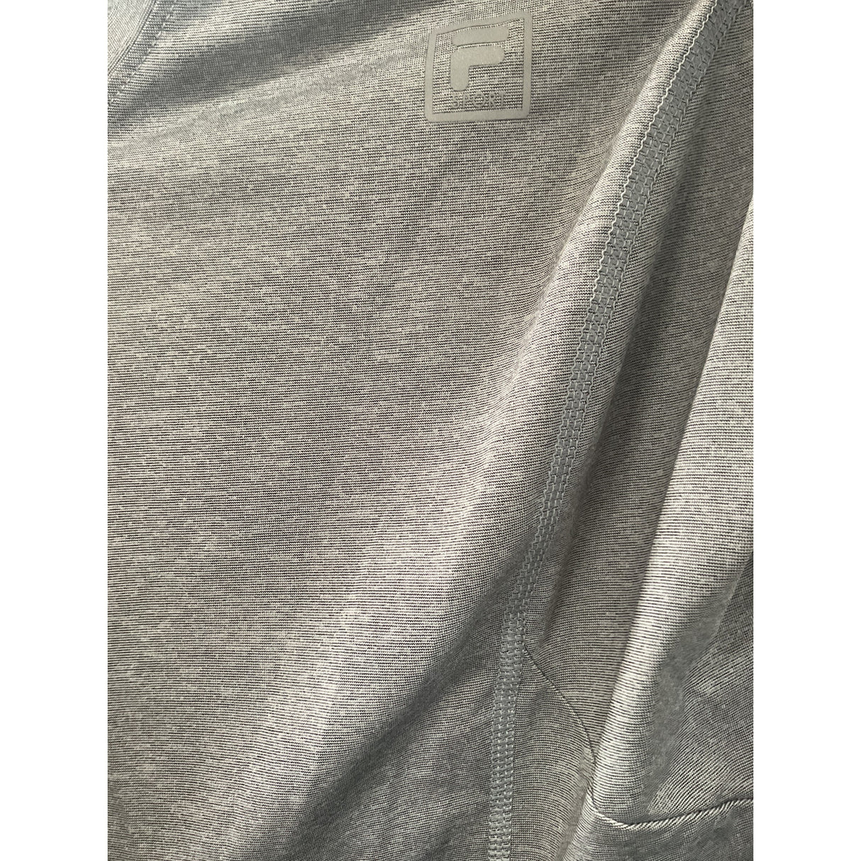 Fila Gray Polyester Women's Activewear Top - Size M