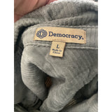 Democracy Green Button-Up Top