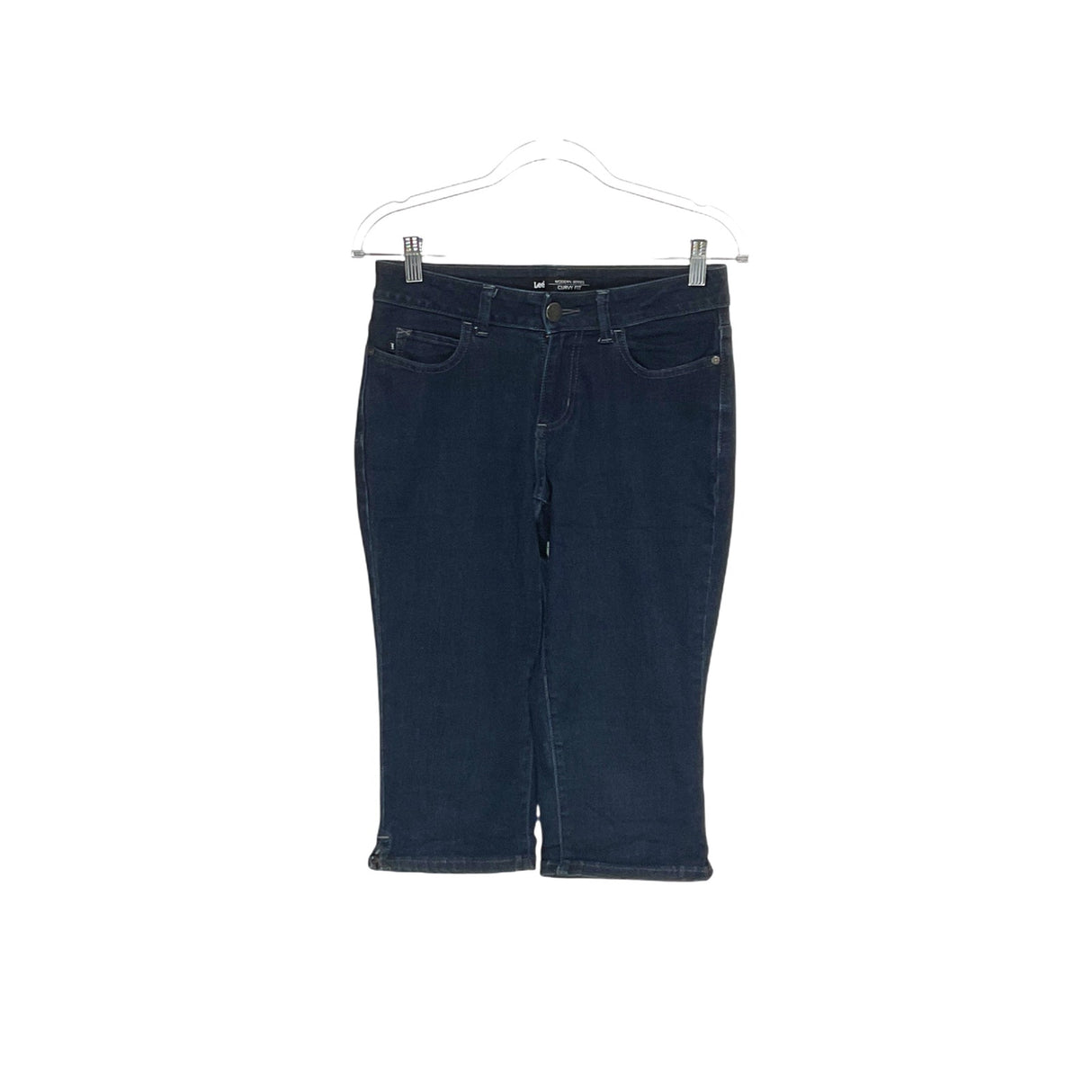 Lee Women's Blue Denim Bermuda Shorts, Size 4