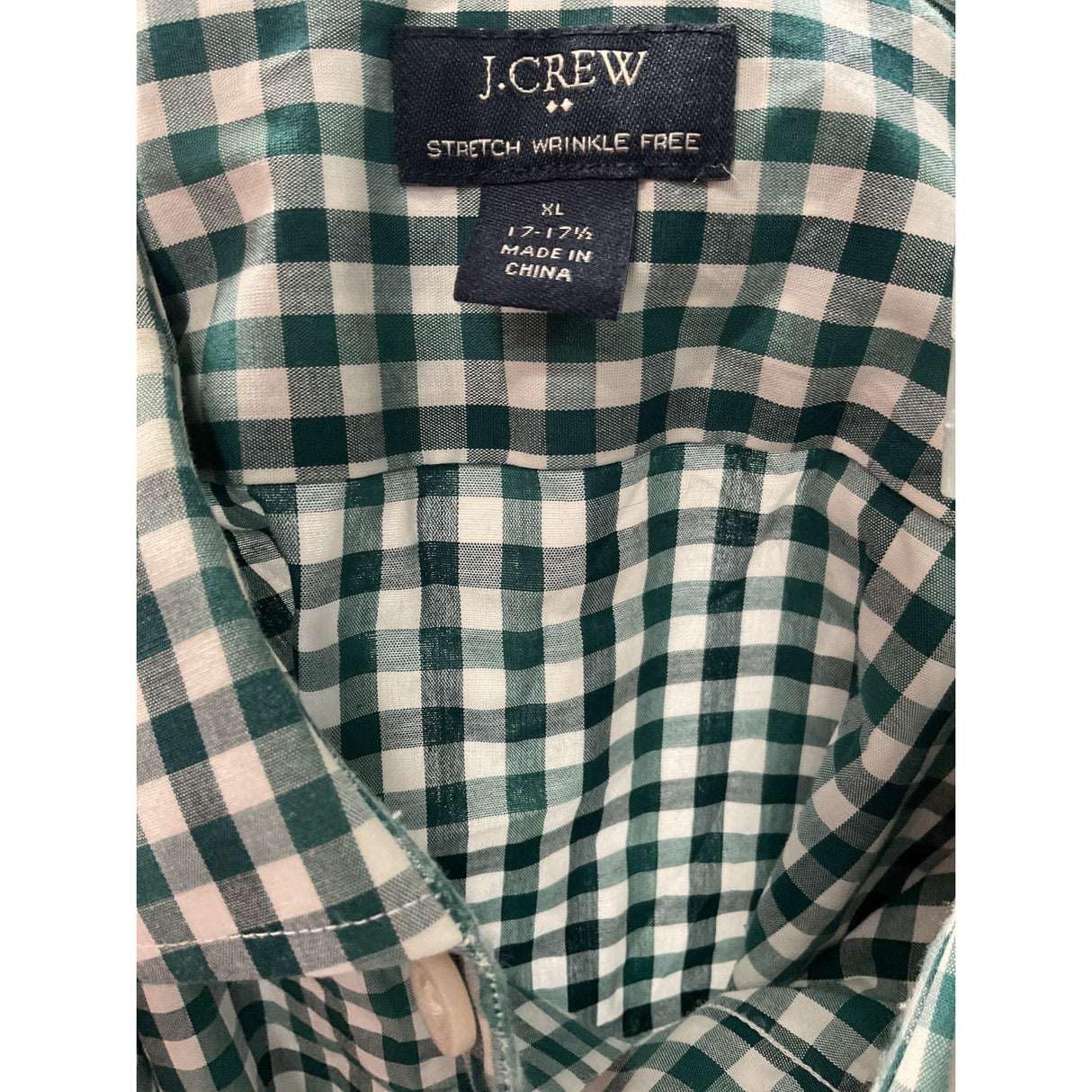 J.Crew Men's XL Green Casual Button-Up Shirt