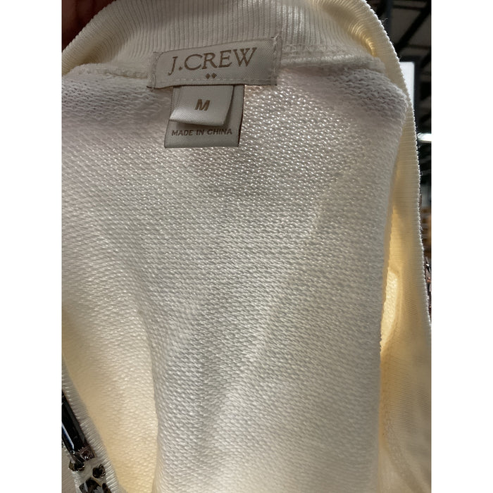 J. Crew White Cotton Blouse, Size M