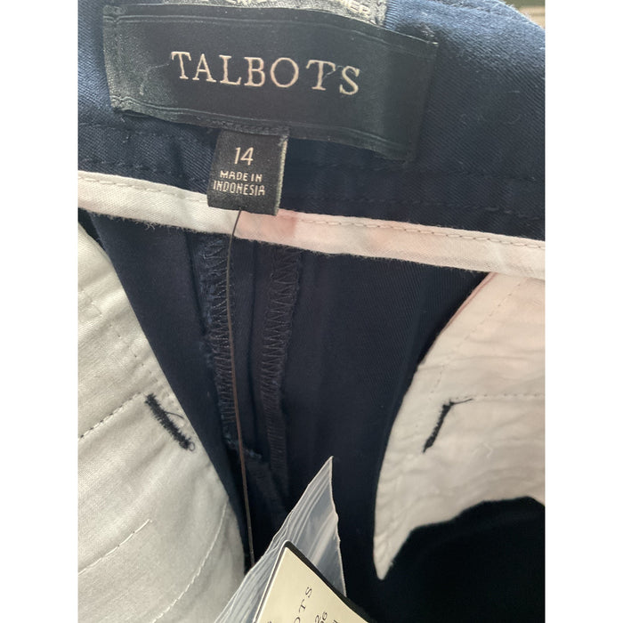 Talbots Blue Capri Pants Size 14