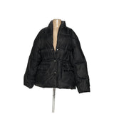 J. Crew Black Quilted Jacket, Size L