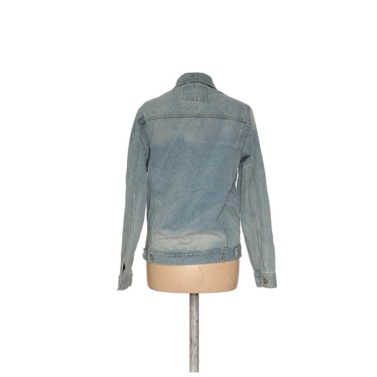 ZARA Blue Cotton Bomber Jacket