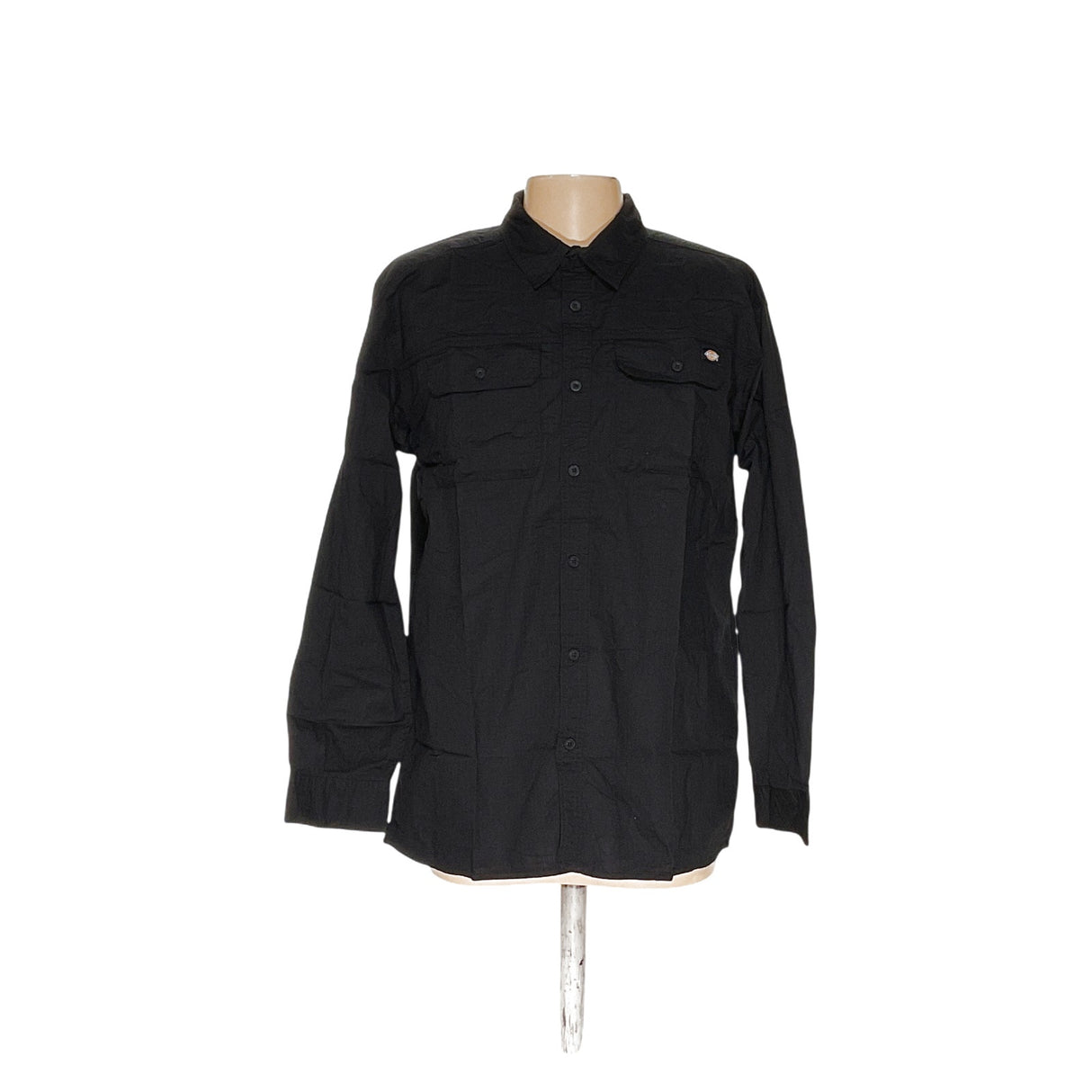 Dickies Black Men's Casual Button-Down Shirt
