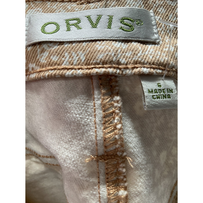 Orvis Beige Cotton Mini Skirt - Size 6