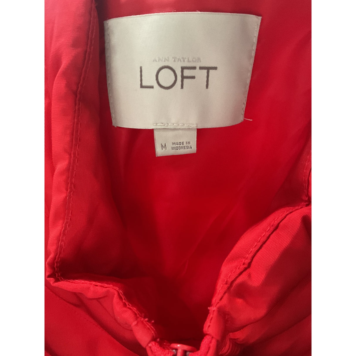 LOFT Red Vest - Women's M