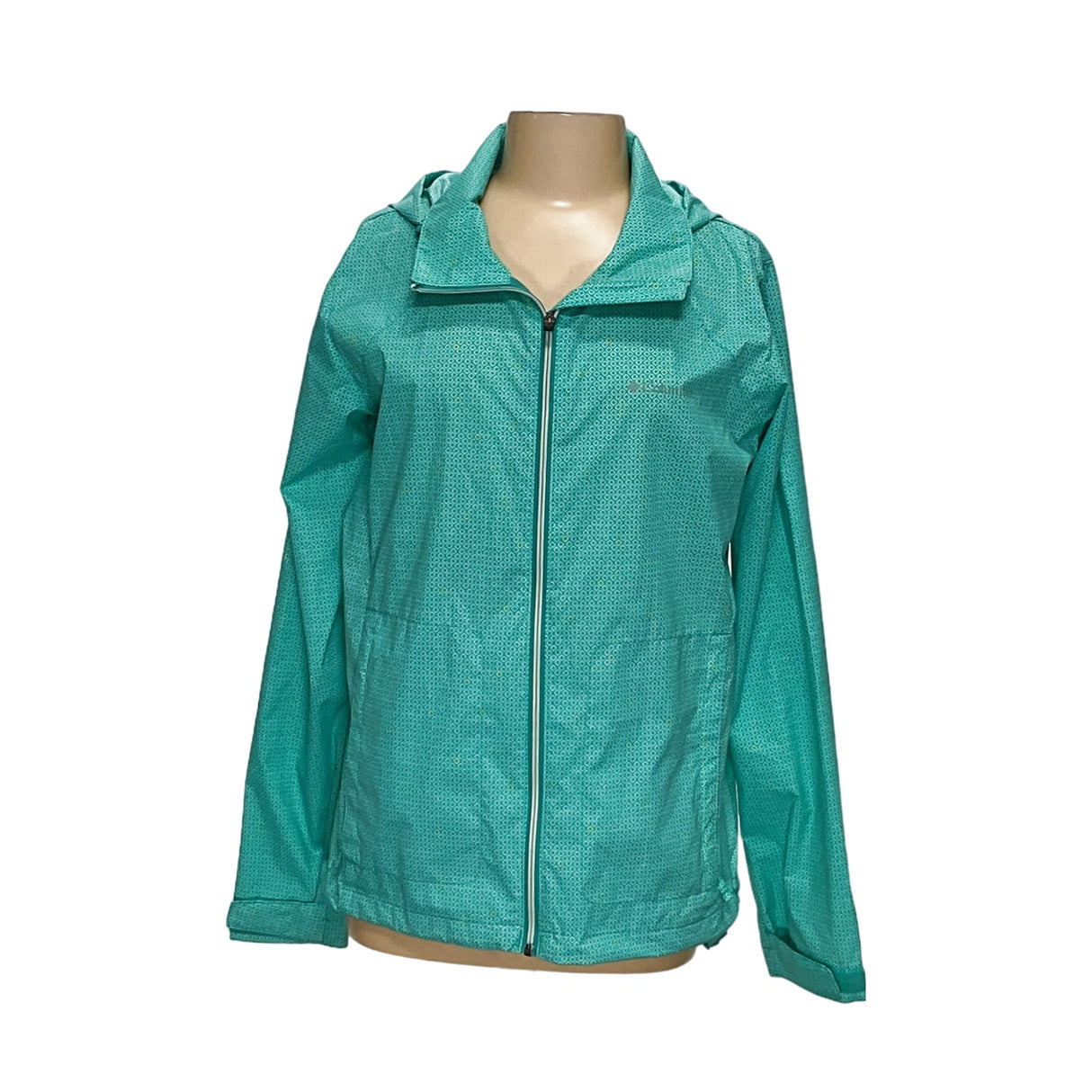 Columbia Green Windbreaker Jacket XL