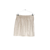 J. Crew Women's Cream Linen/Cotton Mini Skirt