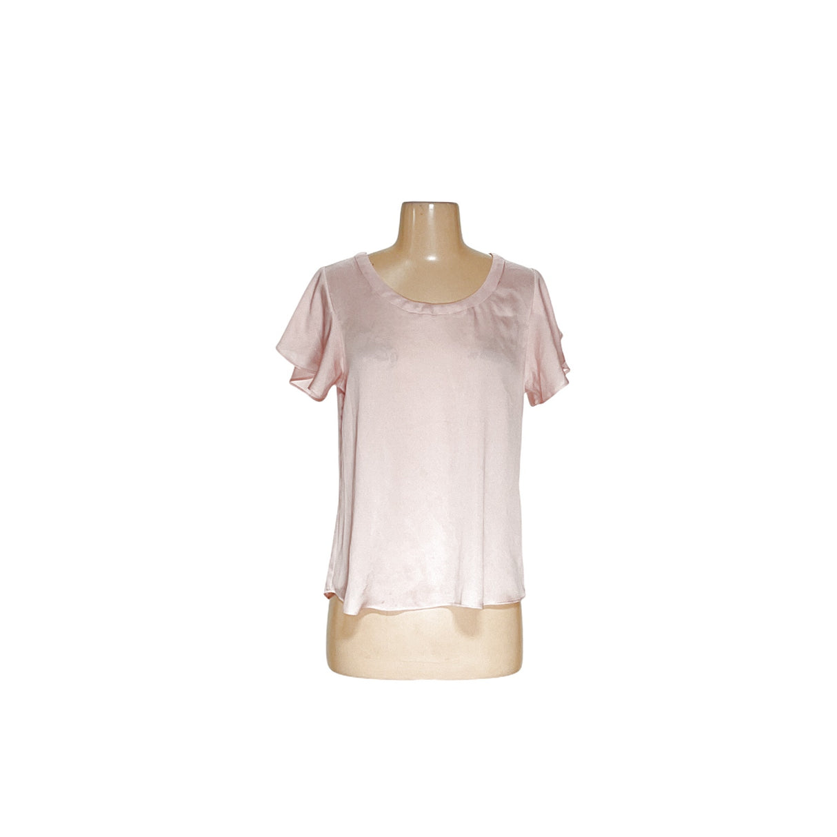 Banana Republic Pink Chiffon Casual Blouse