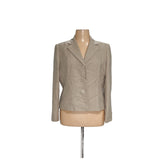 EVAN PICONE Beige Plus Size Blazer