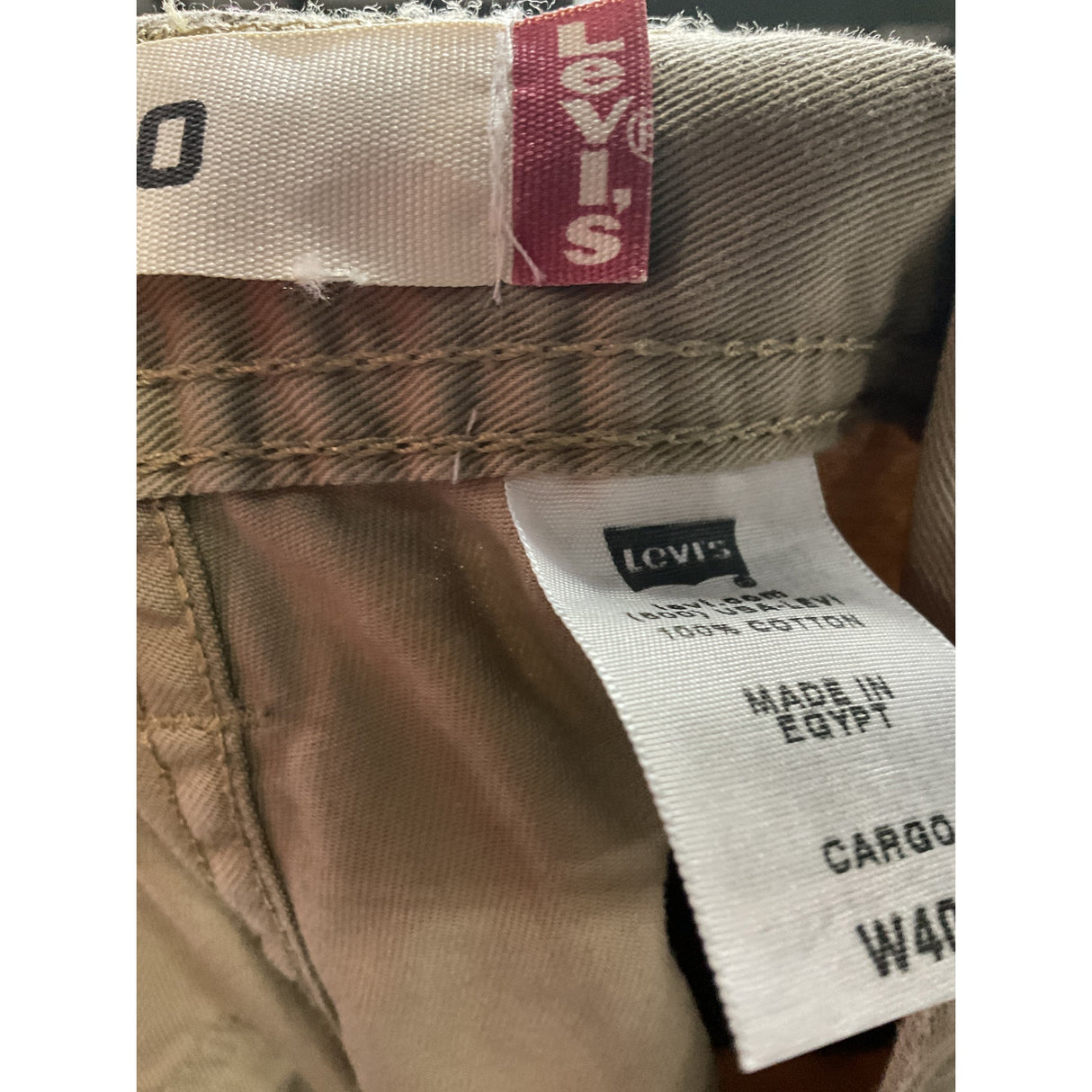 Levi's beige Bermuda shorts, size 40