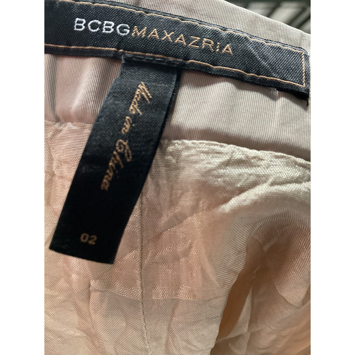 BCBGMAXAZRIA Beige Mini Skirt - Size 2