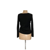 Ann Taylor Black Silk Cardigan Sweater XS