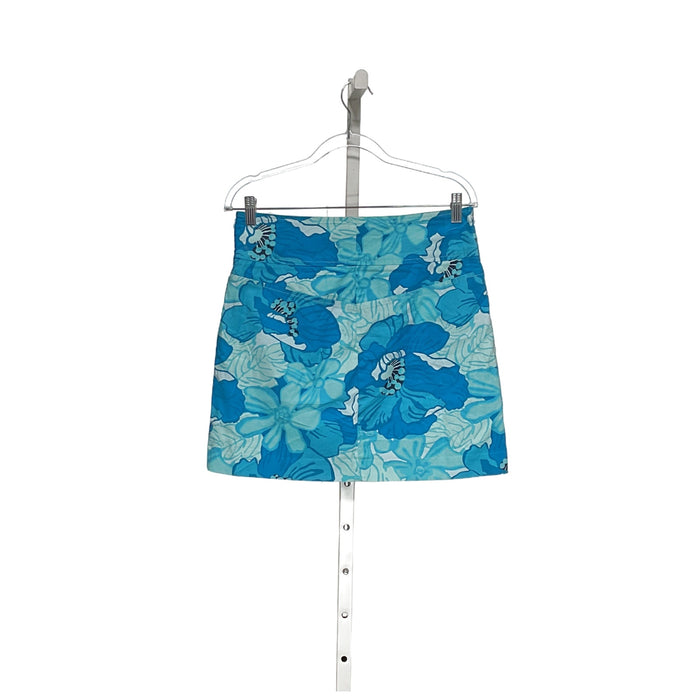 Tommy Hilfiger Blue Cotton Mini Skirt