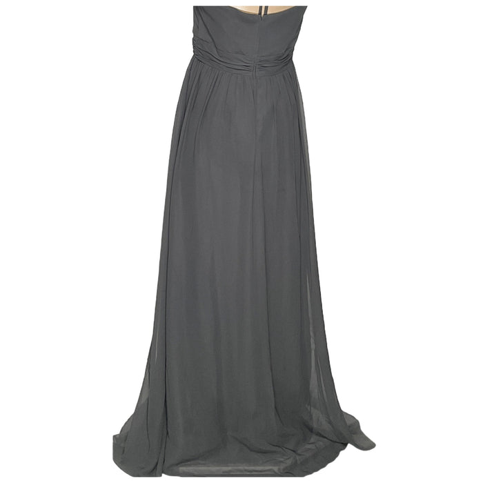 Alfred Angelo Gray Maxi Dress Size 10