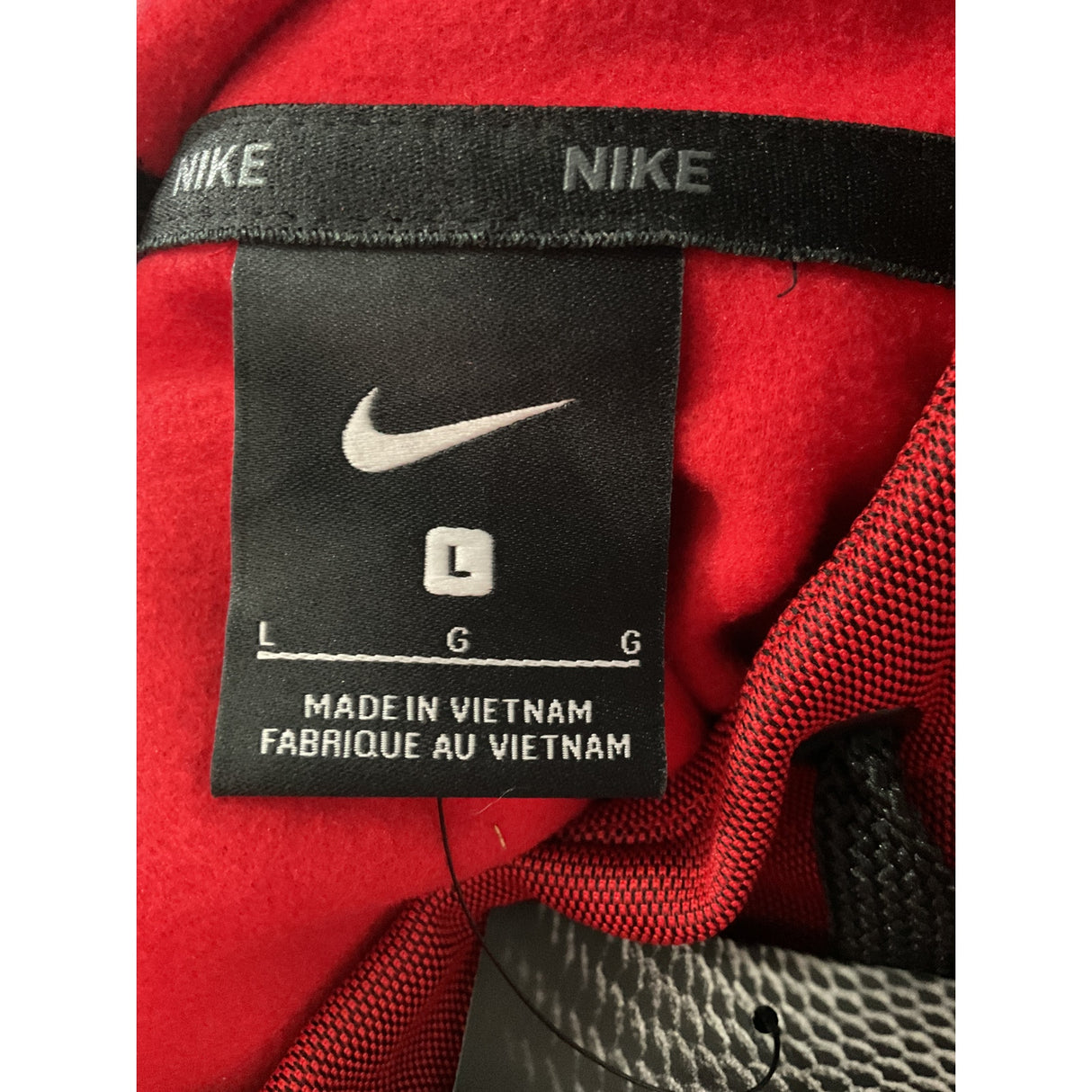 Men's Nike Red Hoodie - Size L