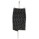 Maeve Black Cotton A-Line Skirt - XS